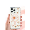 Newface iPhone 16 Kılıf Daisy Simli Magsafe Kapak - Mor