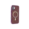 Newface iPhone 16 Kılıf Diamond Magsafe Kapak - Derin Mor