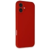 Newface iPhone 16 Kılıf First Silikon - Kırmızı