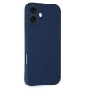 Newface iPhone 16 Kılıf First Silikon - Lacivert