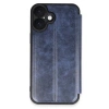Newface iPhone 16 Kılıf Flip Cover - Lacivert