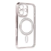 Newface iPhone 16 Kılıf Joke Simli Magneticsafe Kılıf - Pembe