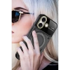 Newface iPhone 16 Kılıf Joy Lens Standlı Kapak - Mor