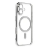 Newface iPhone 16 Kılıf Kross Magneticsafe Kapak - Gümüş