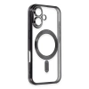 Newface iPhone 16 Kılıf Kross Magneticsafe Kapak - Siyah