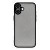 Newface iPhone 16 Kılıf Montreal Silikon Kapak - Siyah