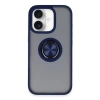 Newface iPhone 16 Kılıf Montreal Yüzüklü Silikon Kapak