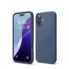 Newface iPhone 16 Kılıf Nano içi Kadife Silikon - Lacivert