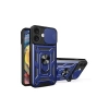 Newface iPhone 16 Kılıf Pars Lens Yüzüklü Silikon - Lacivert