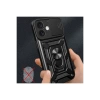 Newface iPhone 16 Kılıf Pars Lens Yüzüklü Silikon - Yeşil
