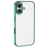 Newface iPhone 16 Kılıf Razer Lensli Silikon - Turkuaz