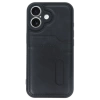 Newface iPhone 16 Kılıf Sara Kartvizitli Deri Kılıf
