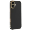 Newface iPhone 16 Kılıf Volet Silikon - Siyah