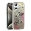 Newface iPhone 16 Plus Kılıf Blade Aynalı Desenli Kapak