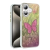 Newface iPhone 16 Plus Kılıf Blade Aynalı Desenli Kapak