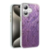 Newface iPhone 16 Plus Kılıf Blade Aynalı Desenli Kapak