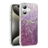 Newface iPhone 16 Plus Kılıf Blade Aynalı Desenli Kapak