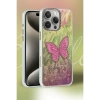 Newface iPhone 16 Plus Kılıf Blade Aynalı Desenli Kapak