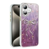 Newface iPhone 16 Plus Kılıf Blade Aynalı Desenli Kapak