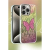 Newface iPhone 16 Plus Kılıf Blade Aynalı Desenli Kapak