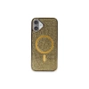 Newface iPhone 16 Plus Kılıf Diamond Magsafe Kapak - Gold