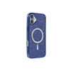 Newface iPhone 16 Plus Kılıf Diamond Magsafe Kapak - Lacivert