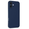 Newface iPhone 16 Plus Kılıf First Silikon - Lacivert