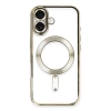 Newface iPhone 16 Plus Kılıf Kross Magneticsafe Kapak - Gold