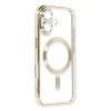 Newface iPhone 16 Plus Kılıf Kross Magneticsafe Kapak - Gold