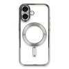Newface iPhone 16 Plus Kılıf Kross Magneticsafe Kapak - Gümüş