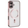 Newface iPhone 16 Plus Kılıf Kross Magneticsafe Kapak - Pembe