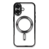 Newface iPhone 16 Plus Kılıf Kross Magneticsafe Kapak - Siyah
