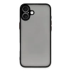 Newface iPhone 16 Plus Kılıf Montreal Silikon Kapak - Siyah