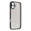 Newface iPhone 16 Plus Kılıf Montreal Silikon Kapak - Siyah