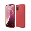 Newface iPhone 16 Plus Kılıf Nano içi Kadife Silikon - Kırmızı
