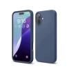 Newface iPhone 16 Plus Kılıf Nano içi Kadife Silikon - Lacivert
