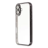 Newface iPhone 16 Plus Kılıf Razer Lensli Silikon - Siyah