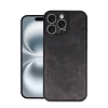 Newface iPhone 16 Pro Kılıf Aras Deri Kapak - Siyah