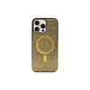 Newface iPhone 16 Pro Kılıf Diamond Magsafe Kapak - Gold