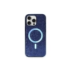 Newface iPhone 16 Pro Kılıf Diamond Magsafe Kapak - Lacivert