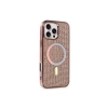 Newface iPhone 16 Pro Kılıf Diamond Magsafe Kapak - Pembe