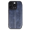 Newface iPhone 16 Pro Kılıf Flip Cover - Lacivert