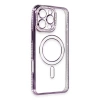 Newface iPhone 16 Pro Kılıf Joke Simli Magneticsafe Kılıf - Derin Mor