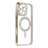 Newface iPhone 16 Pro Kılıf Joke Simli Magneticsafe Kılıf - Gold