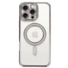 Newface iPhone 16 Pro Kılıf Joke Simli Magneticsafe Kılıf - Pembe