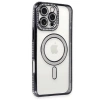 Newface iPhone 16 Pro Kılıf Joke Simli Magneticsafe Kılıf - Siyah