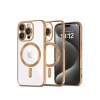 Newface iPhone 16 Pro Kılıf Kross Magneticsafe Kapak - Çöl Titanyum