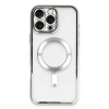 Newface iPhone 16 Pro Kılıf Kross Magneticsafe Kapak - Gümüş