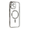 Newface iPhone 16 Pro Kılıf Kross Magneticsafe Kapak - Titan Gri