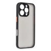 Newface iPhone 16 Pro Kılıf Montreal Silikon Kapak - Siyah